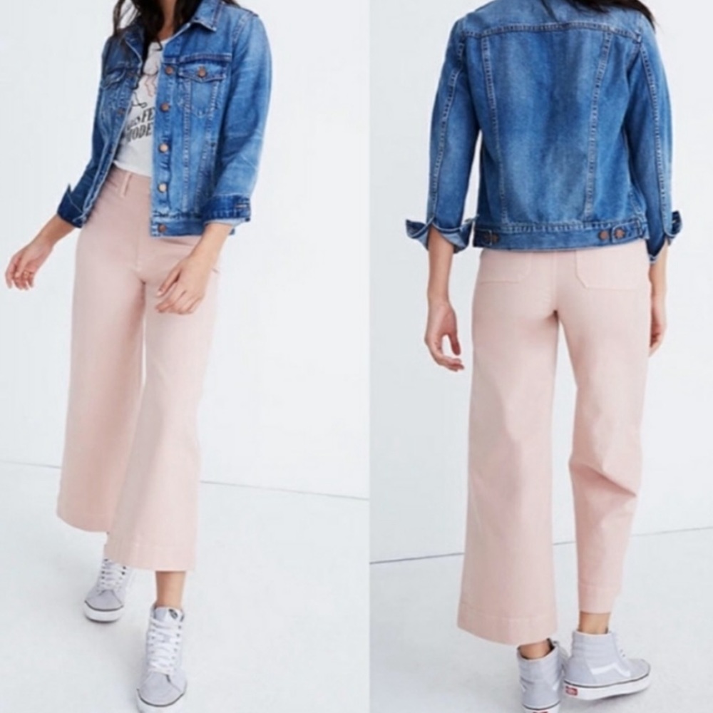 Madewell Emmett Wide leg cropped pants